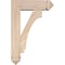 Ekena Millwork Imperial Arts and Crafts Smooth Bracket w/ Offset Brace, Douglas Fir, 5 1/2"W x 16"D x 24"H BKT0604X16X24IMP03SDF - alternate 4